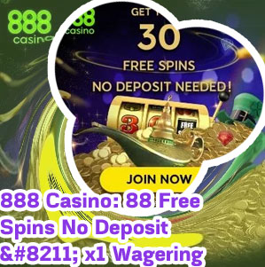 888 casino 30 free spins