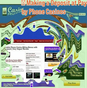 Deposit by phone casino