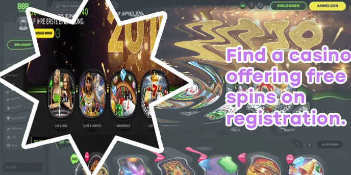 Online casino free spins for registration
